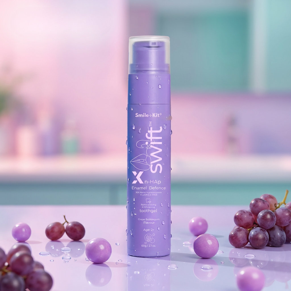 Swift™ X 10% Nano-Hydroxyapatite Fluoride Free Toothgel Grape Bubblegum