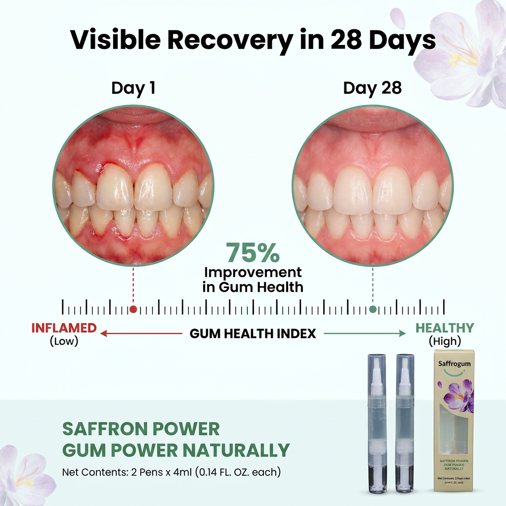 Saffrogum — Saffron Gingival Repair Gel Pen on The Go 2*4ml