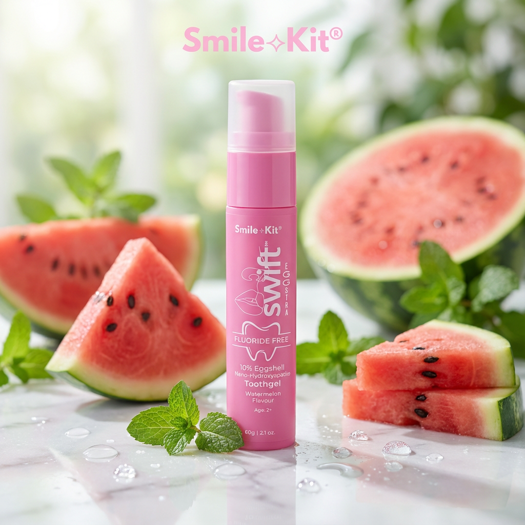 Swift™ EGGSTRA 10% Eggshell Nano Hydroxyapatite Toothgel – Watermelon Flavour